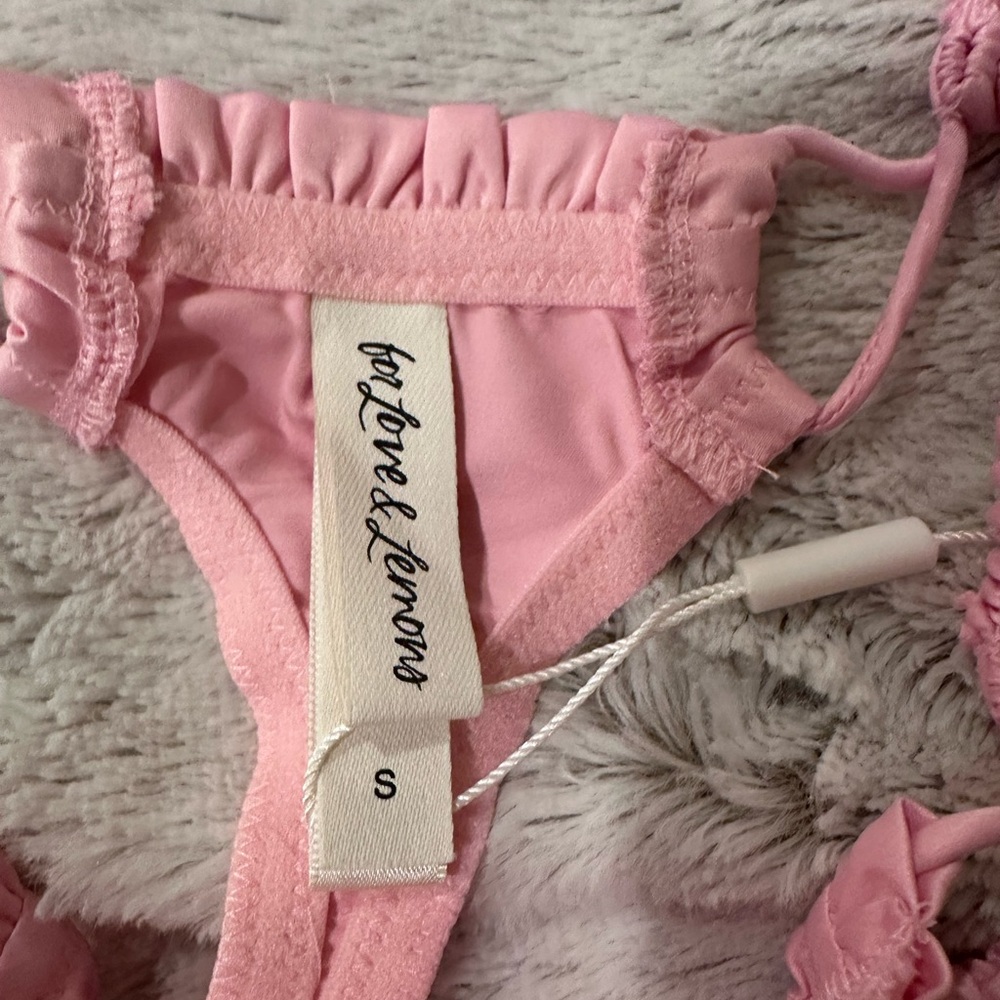 For Love and Lemons X Victoria’s Secret pink set new with tags-Small - Picture 8 of 8